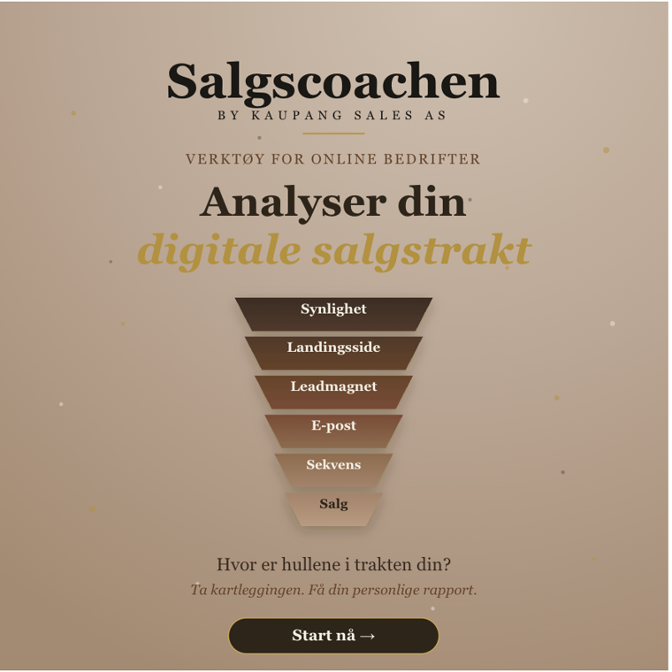 Analyser din salgstrakt